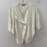 CREA CONCEPT WOMEN'S BLAZER/JACKET off white grey M/L