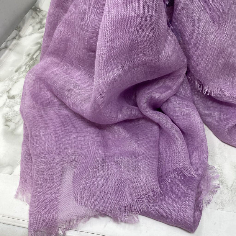 VISMAYA WOMEN'S SCARF/SHAWL purple