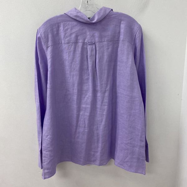 TALBOTS WOMEN'S PLUS TOP lilac 18