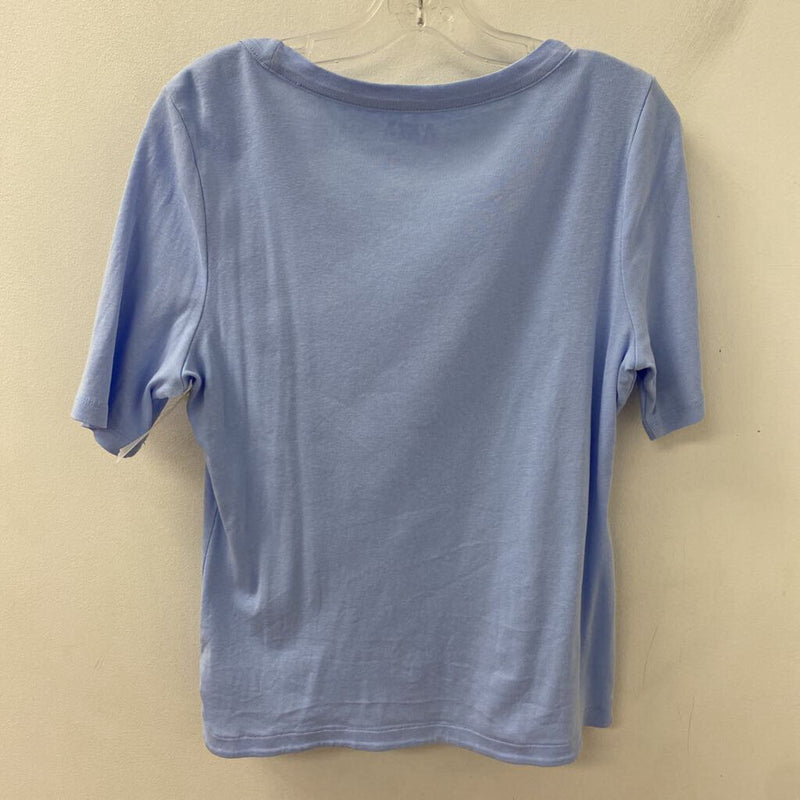 TALBOTS WOMEN'S T-SHIRT light blue LP