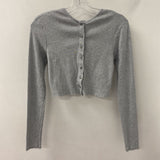 BRANDY MELVILLE WOMEN'S CARDIGAN grey S