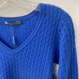 in CASHMERE WOMEN'S SWEATER blue L