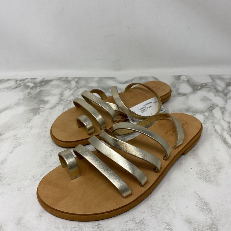 HANDMADE WOMEN'S SANDALS gold 7