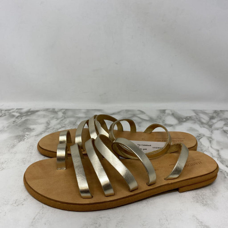 HANDMADE WOMEN'S SANDALS gold 7