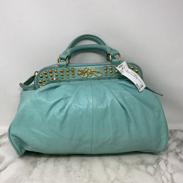 BETSEY JOHNSON WOMEN'S BAG turquoise gold