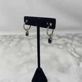 925 WOMEN'S EARRINGS silver blue