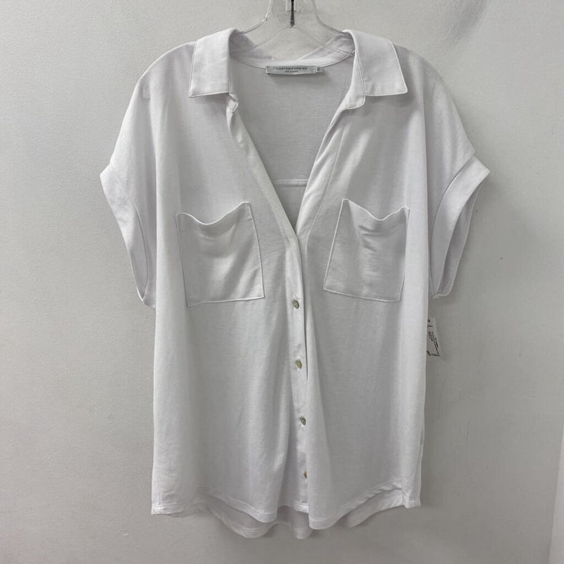 CONTEMPORAINE simons WOMEN'S BLOUSE/SHIRT white XL