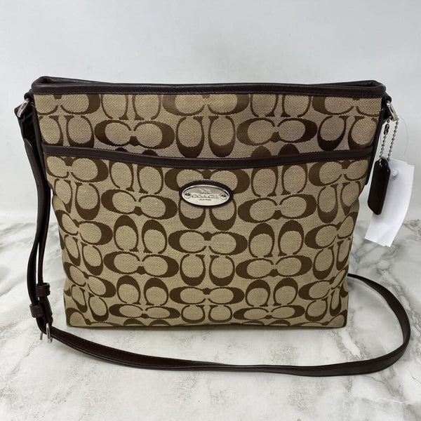 COACH WOMEN'S BAG camel brown