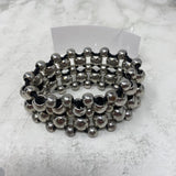 WOMEN'S BRACELET silver black