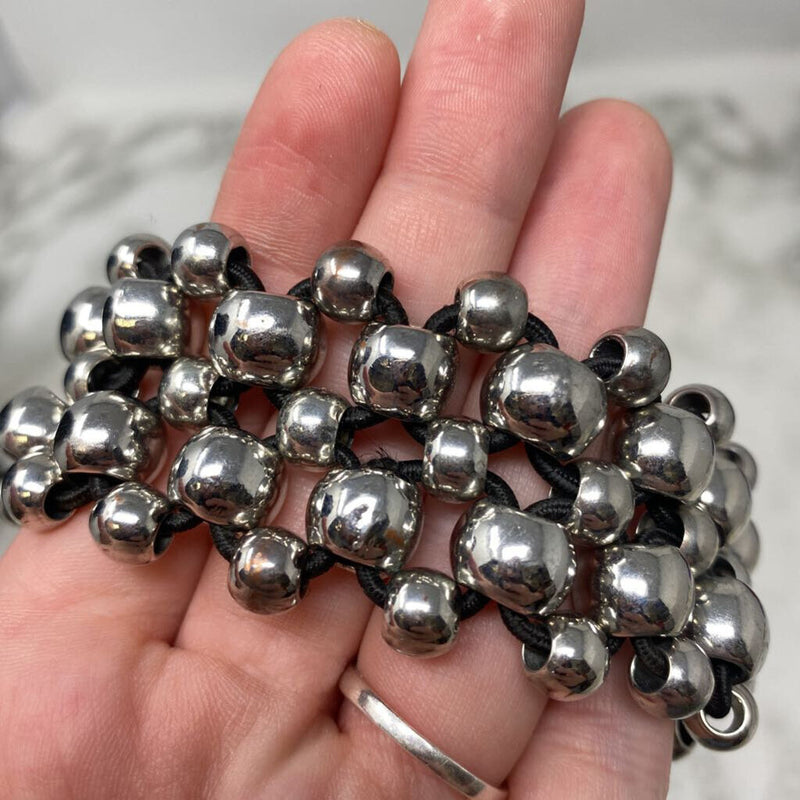 WOMEN'S BRACELET silver black