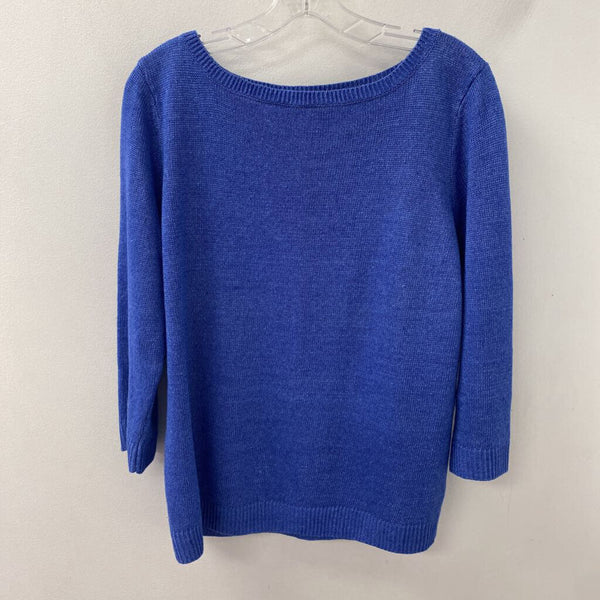 TALBOTS WOMEN'S SWEATER blue XLP