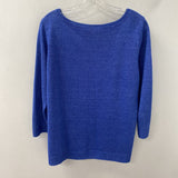 TALBOTS WOMEN'S SWEATER blue XLP