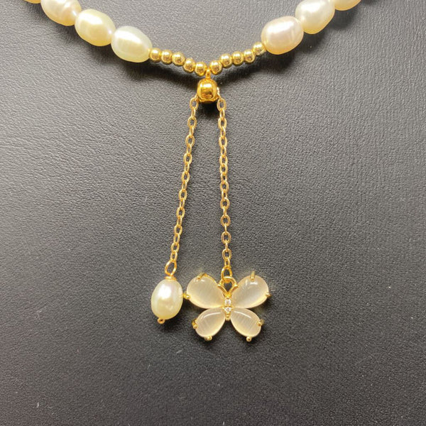 WOMEN'S NECKLACE pearl gold