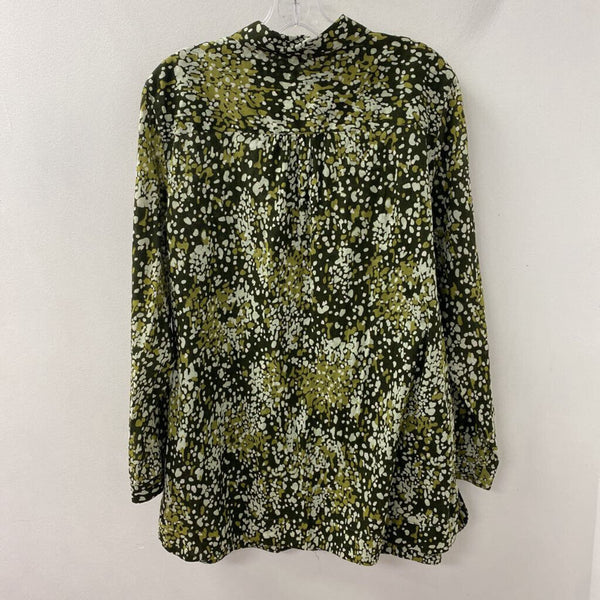 Northern Reflections WOMEN'S BLOUSE/SHIRT green print XL