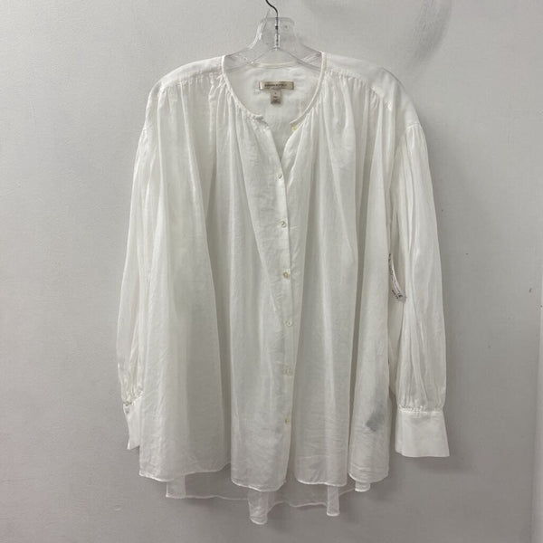 Banana Republic WOMEN'S BLOUSE/SHIRT white M