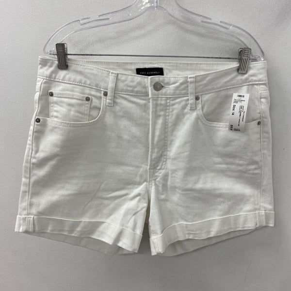 WOMEN'S SHORTS white 14