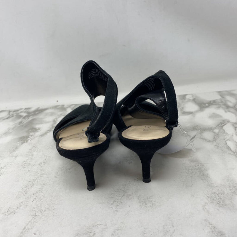 NINE WEST WOMEN'S HEELS black 8