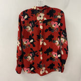 Banana Republic WOMEN'S BLOUSE/SHIRT red multi S