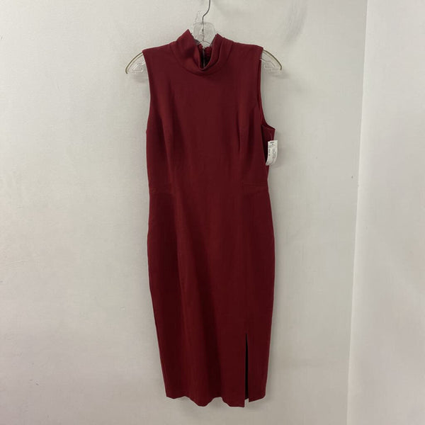 White House Black Market WOMEN'S DRESS burgundy 10