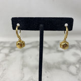 JOAN RIVERS WOMEN'S EARRINGS gold clear