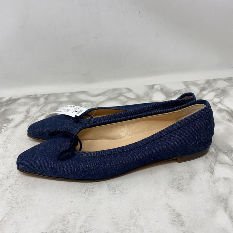 MANOLO BLAHNIK WOMEN'S FLATS blue 37