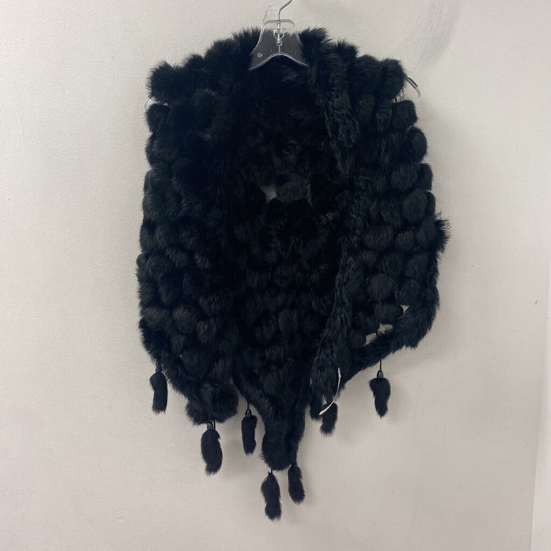 WOMEN'S SCARF/SHAWL black O/S