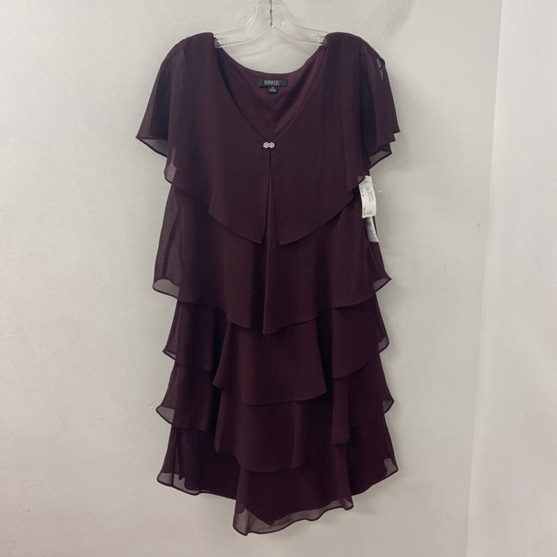 WOMEN'S PARTY DRESS burgundy 12