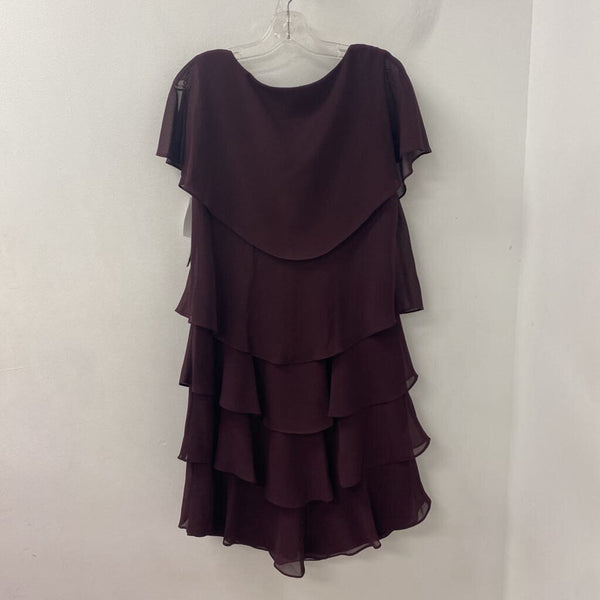 WOMEN'S PARTY DRESS burgundy 12