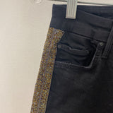 MOTHER WOMEN'S JEANS black gold 26