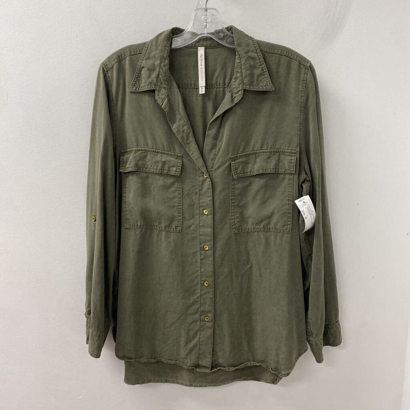 BABATON WOMEN'S BLOUSE/SHIRT olive green M