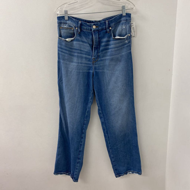 GOOD AMERICAN WOMEN'S JEANS blue 12/31