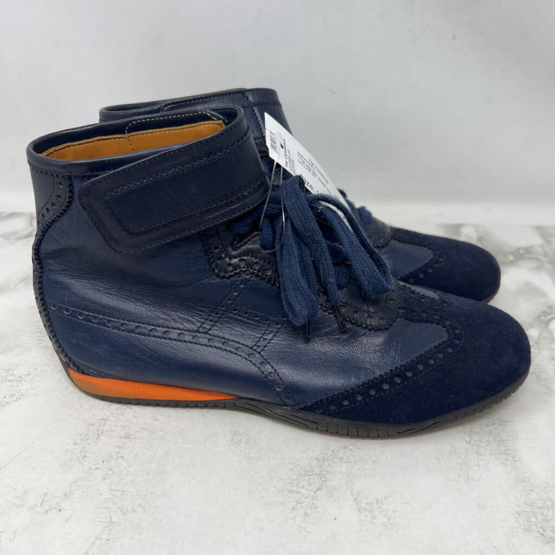 HERMES WOMEN'S SNEAKERS navy 38.5