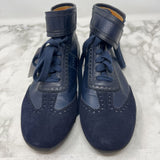 HERMES WOMEN'S SNEAKERS navy 38.5