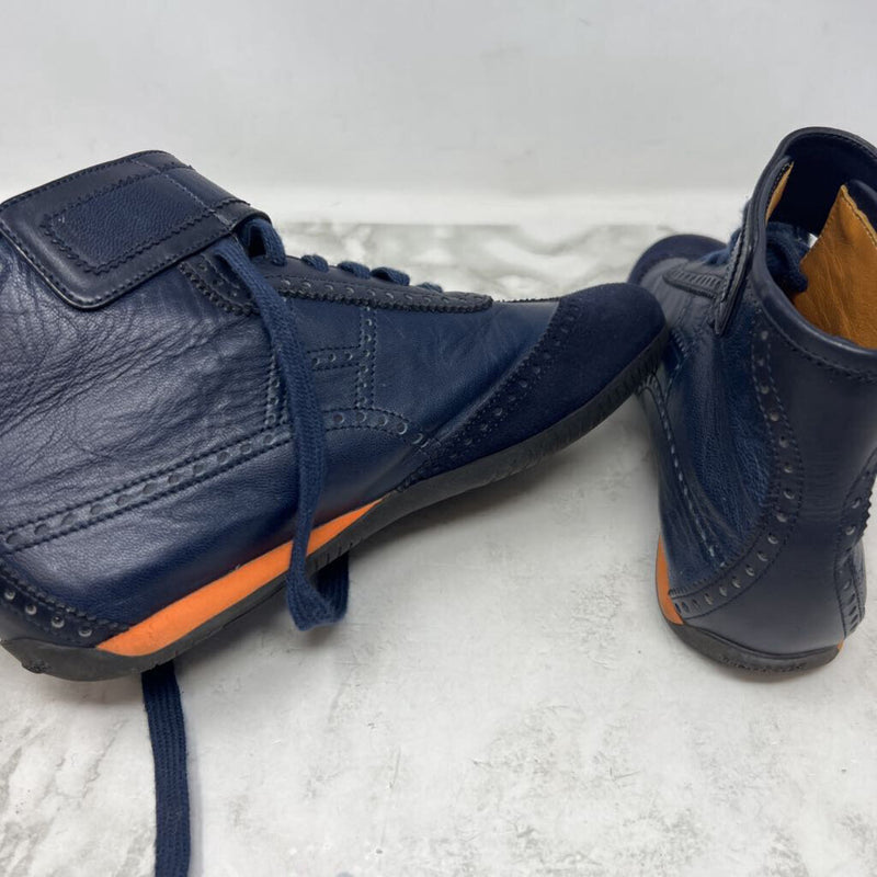 HERMES WOMEN'S SNEAKERS navy 38.5