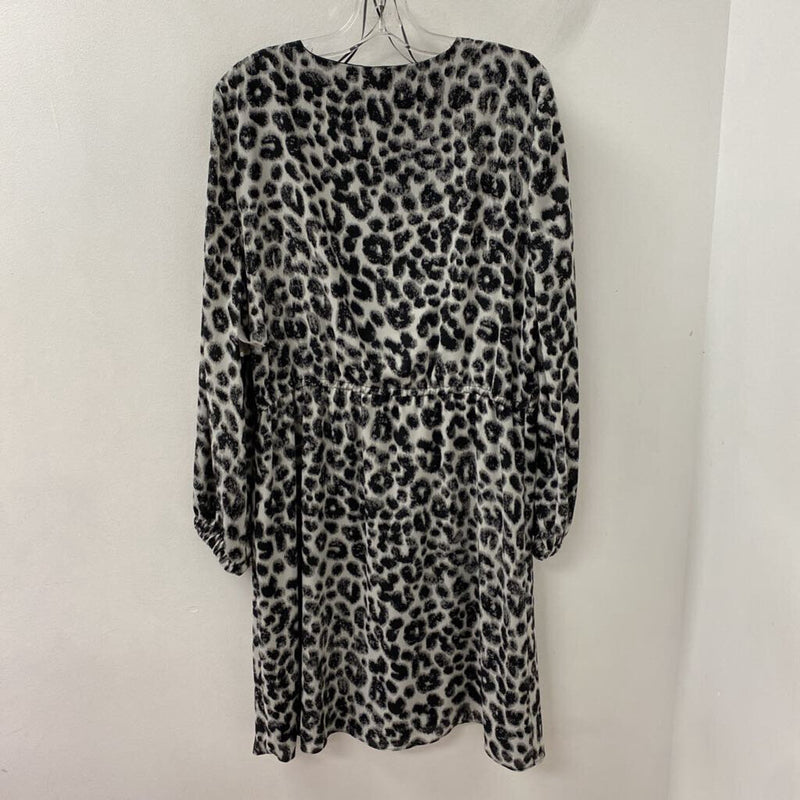 IMNYC isaac mizrahi WOMEN'S DRESS animal print L