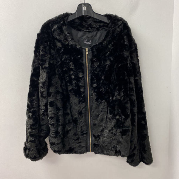 REGAL WOMEN'S PLUS OUTERWEAR black 2-3X