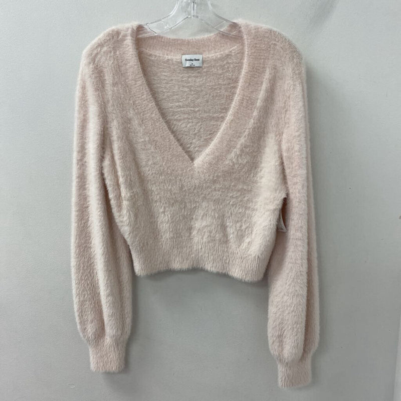 SUNDAY BEST WOMEN'S SWEATER pale pink M