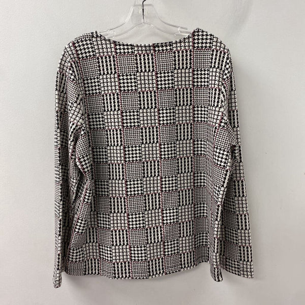 OLSEN WOMEN'S TOP houndstooth M-L/12