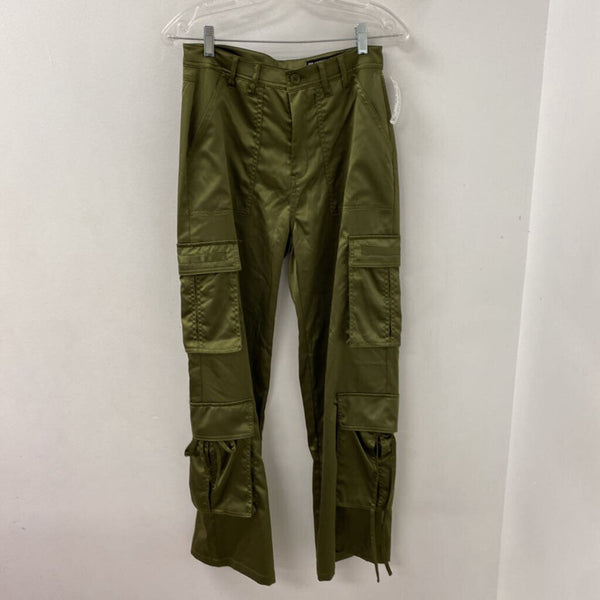 BLANK NYC WOMEN'S PANTS olive green S/26