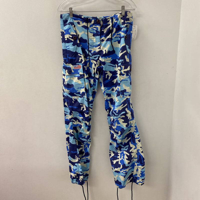 WOMEN'S PANTS blue navy mix M