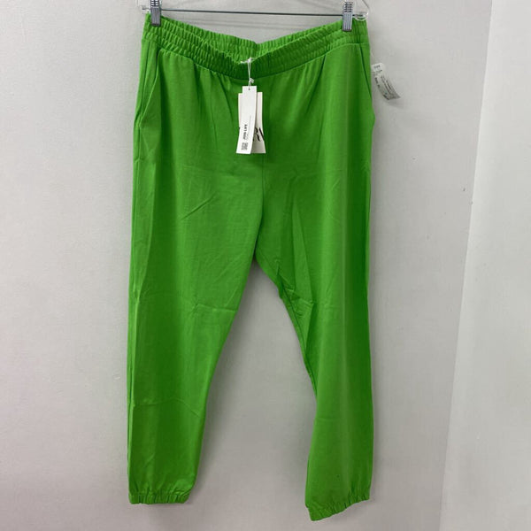 ZARA WOMEN'S PANTS lime green XL