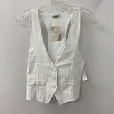 WOMEN'S TOP white S