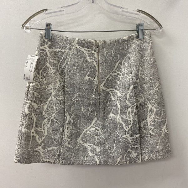 Banana Republic WOMEN'S SKIRT grey white 2