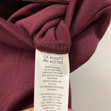 c&c california WOMEN'S LEGGINGS burgundy XS