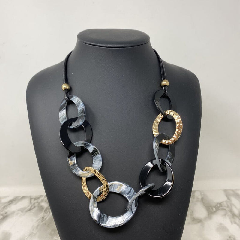 WOMEN'S JEWELRY SET black grey