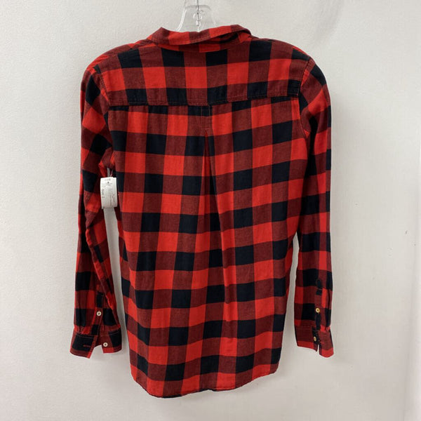 H&M WOMEN'S BLOUSE/SHIRT red black 2