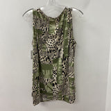 LAURA WOMEN'S PLUS TOP animal print 2X