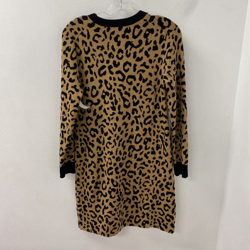 J CREW WOMEN'S DRESS leopard print S