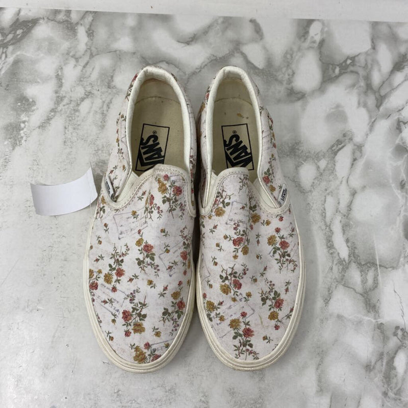 VANS WOMEN'S SNEAKERS cream pink 7