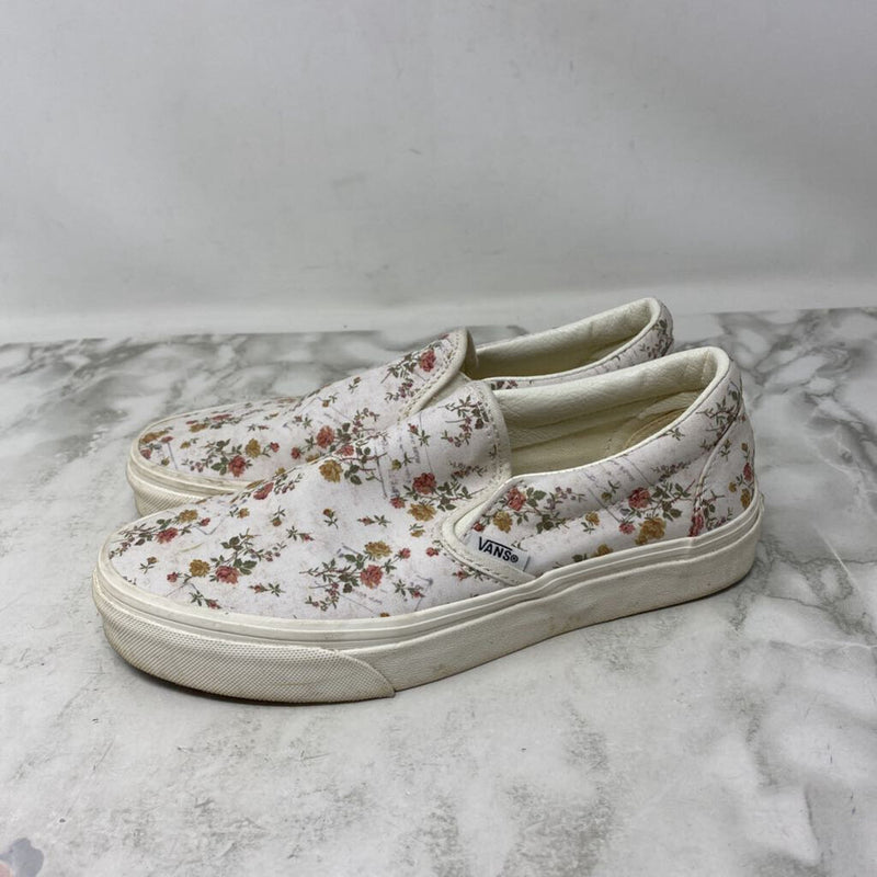 VANS WOMEN'S SNEAKERS cream pink 7